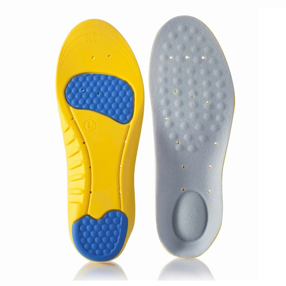 

SpringYard Memory Foam Arch Support Shock Absorption Cushion Basketball Running Sport Insoles for Shoes Women Men