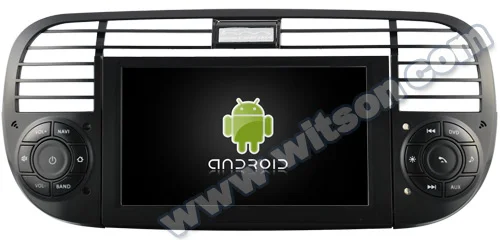 Clearance 6.2" Android 8.0 OS Special Car DVD Multimedia Navigation GPS Radio for Fiat 500 2007-2016 with External TPMS Module Support 1