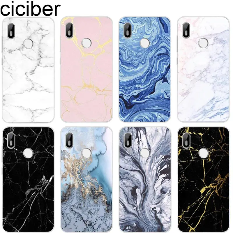 Ciciber الملونة الرخام ل BQ Aquaris U2 C U X5 V VS X2 X زائد لايت برو E5 s M5 m5.5 M4.5 E4.5 لينة واضحة غطاء من البولي يوريثان الحراري الهاتف حالات