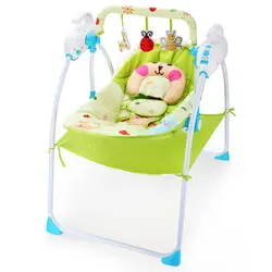 Детские музыкальные электрическая колыбель кровать Кресло-Качалка многофункциональное удобная детская игрушка, Пупс кресло-качалка