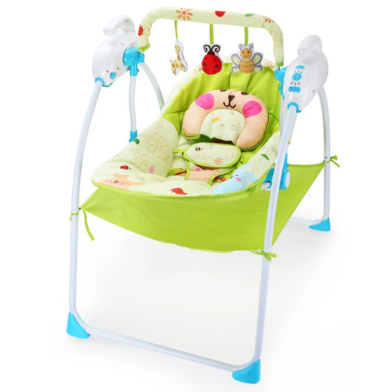 

Baby Music Electric Cradle Bed Rocking Chair Multifunction Comfort Baby Toy Infant Swing Chair Multi-range Adjustment
