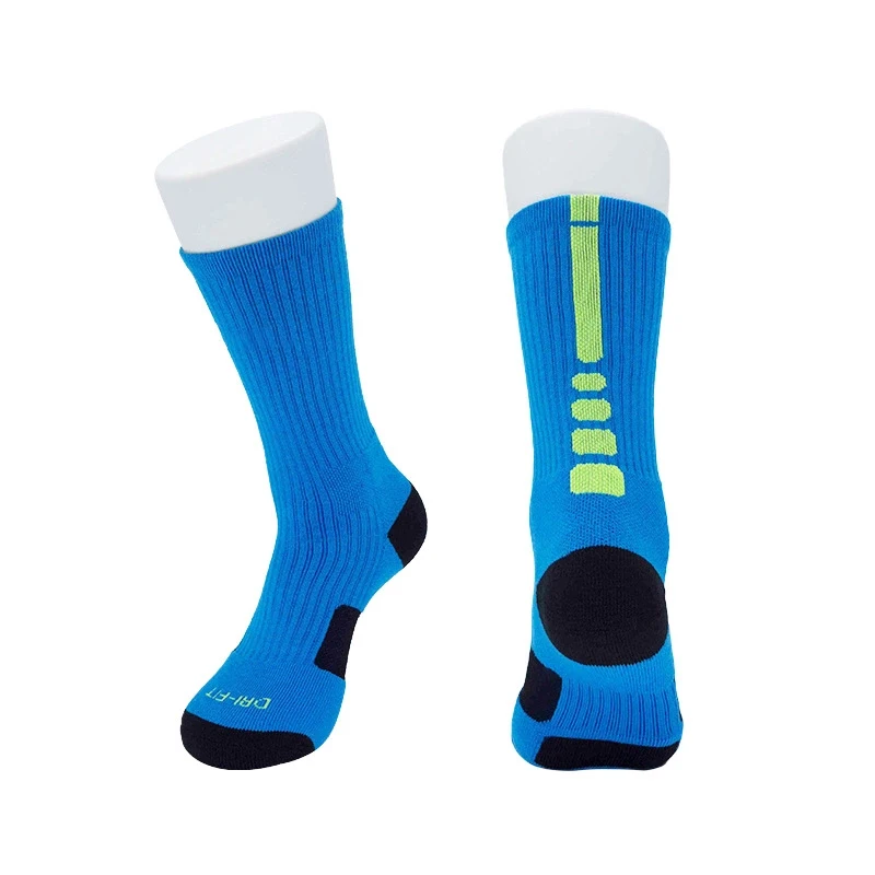 Calcetines de deporte espesar toalla Unisex absorber el sudor respirar desodorante de poliéster de algodón Calcetines de ciclismo calcetines de baloncesto