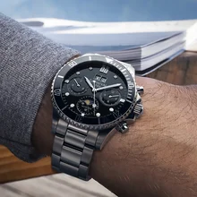 Mondphase Männer Uhren Luxus Marke Mechanische Automatische Rolle Business Uhr männer Wasserdichte Armbanduhr reloj erkek kol saati uhr