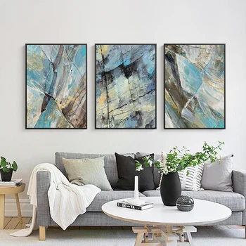 

Elegant Poetry Color Ink Splash Abstract Modern Simplicity Canvas Painting Art Print Poster Picture Wall Painting Home Decoratio