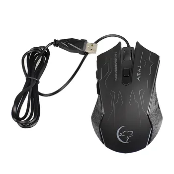 

VOBERRY G820 Cable Game Mouse 6-key Backlight Color LED Computer Mouse Game Machine Optical Accurate Mouse Tracking