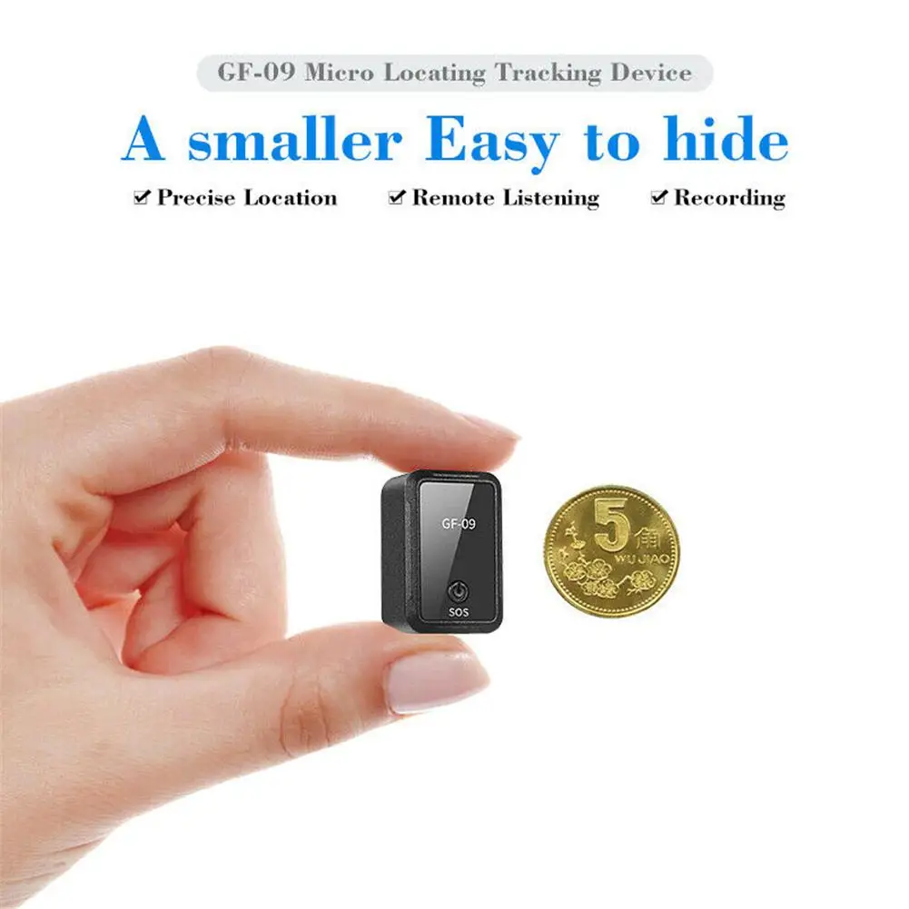 GF-09 Mini GPS Tracker APP Control Anti-Theft Device Locator Magnetic Voice Recorder Remote pickup voice recording