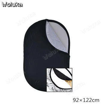 

92*122cm square five-in-one reflector Oval Folding belt carrying case Photographic equipment CD50 T08