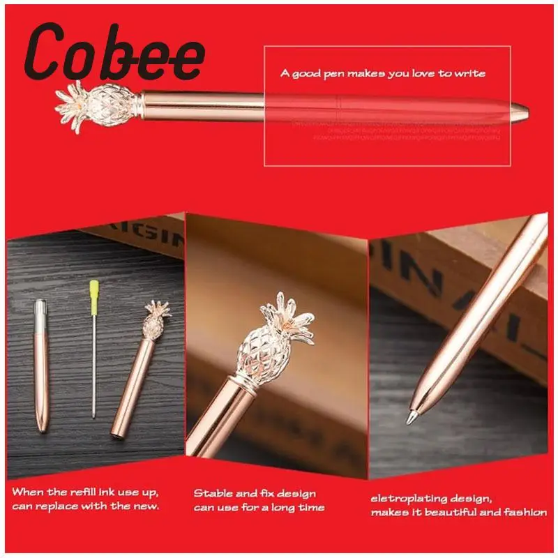 Ballpoint Pen 1.0mm Pineapple Pen Office Cute Pen Black Ink Rollerball Ballpoint Pen 1.0mm Pineapple Pen Office Cute Pen Black Ink Rollerball