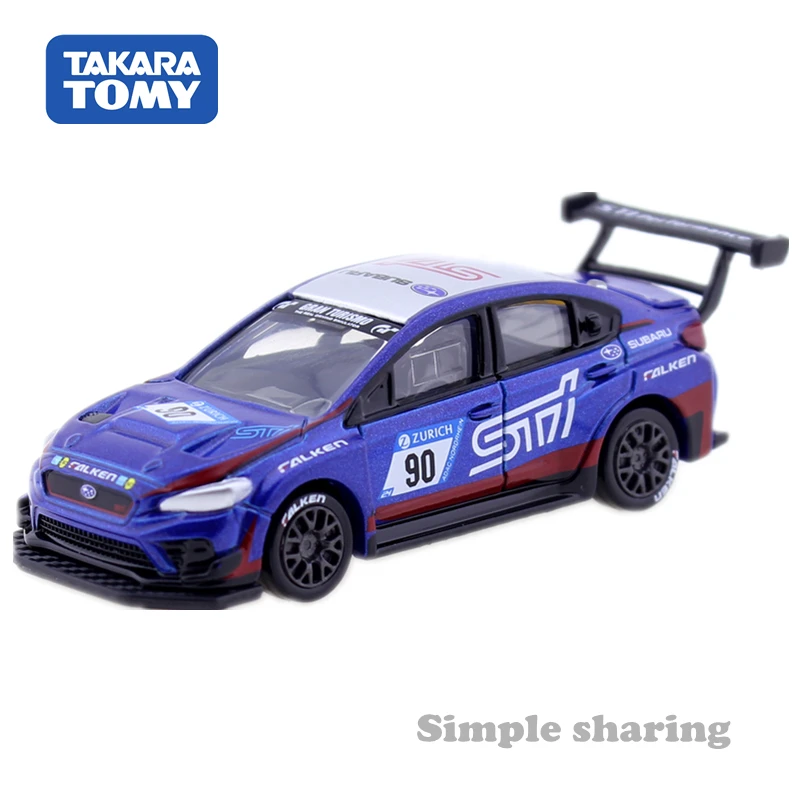 Takara Tomy Tomica Premium NO. 24 Subaru Wrx Sti Nbr Challenge 1:62 автомобильные гоночные автомобили литые