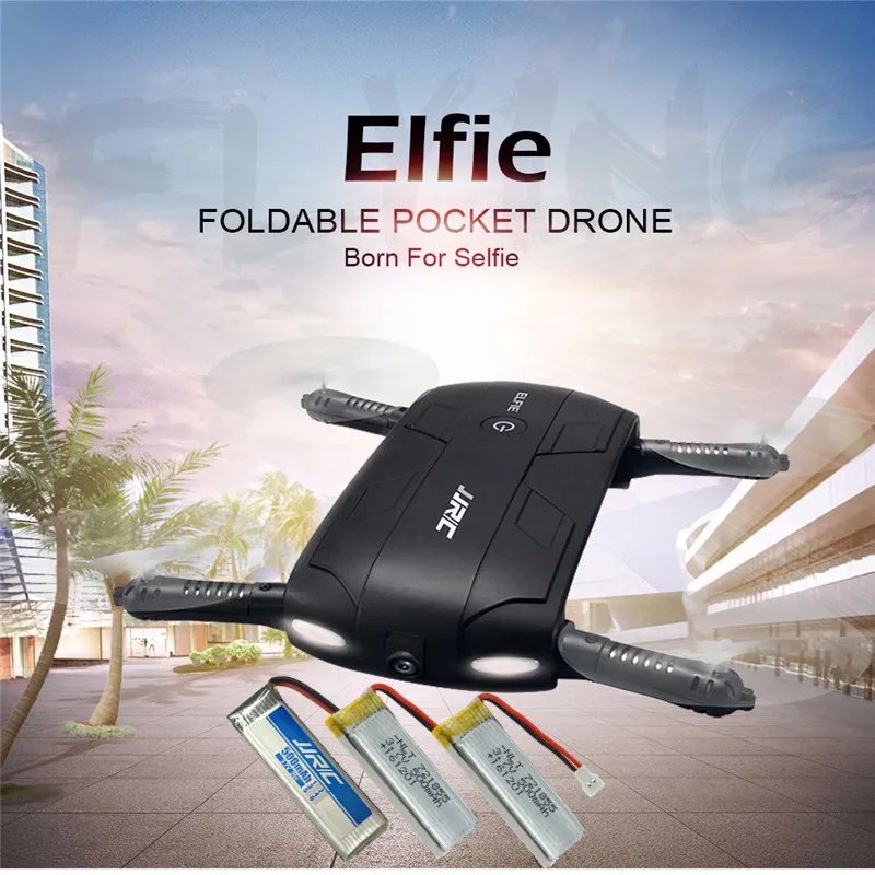 JJRC H37 Elfie WIFI RC Drone With FPV Camera professional add 2pcs extra battery Quadcopter Helicopter mini drone vs JJRC H31