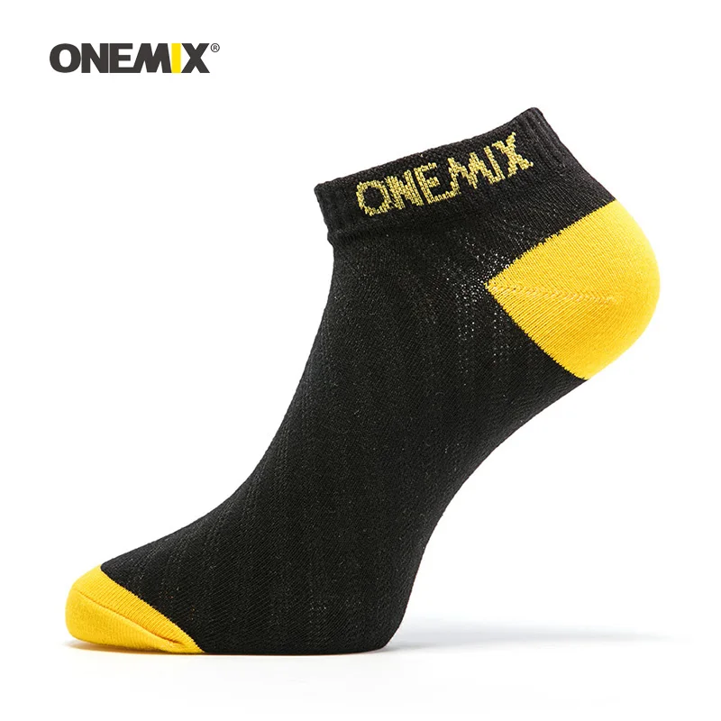Спортивные носки Onemix для мужчин и женщин из чистого хлопка бега ходьбы