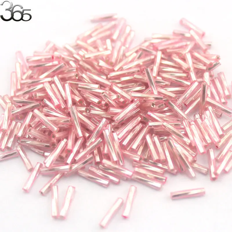 Free Shipping 1400 Pcs 2x7mm More Color Jewelry Making DIY Twist Czech Glass Tube Spacer Seed Beads|seed bead necklace|seed beads chinabead importers