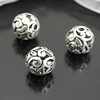 10PCS 8MM 10MM 14MM Antique Style Zinc Alloy with Leaf Vine Hollow Round Beads Spacer Beads Diy Jewelry Findings Accessories ► Photo 2/5