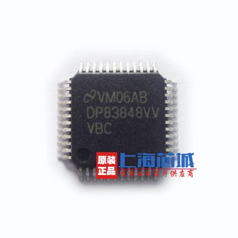 DP83848VVVBC импортированы оригинальный QFP-48 Ethernet DP83848VVVBI помощи контроллера |
