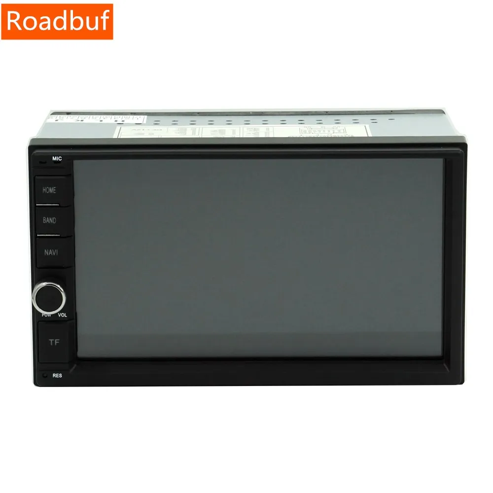 

Roadbuf Universal 7'' 2 Din Car Multimedia Players HD Touch Screen FM Auto Radio Bluetooth Android QuadCore Vedio Player DVR GPS