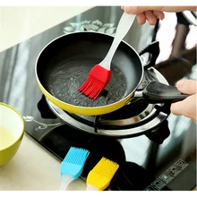 1 шт. силиконовая щетка для выпечки Посуда для выпечки выпечка барбекю масляная Щетка Торт Мучные Кондитерские изделия хлеб масло крем Инструменты Кухонные гаджеты случайный цвет