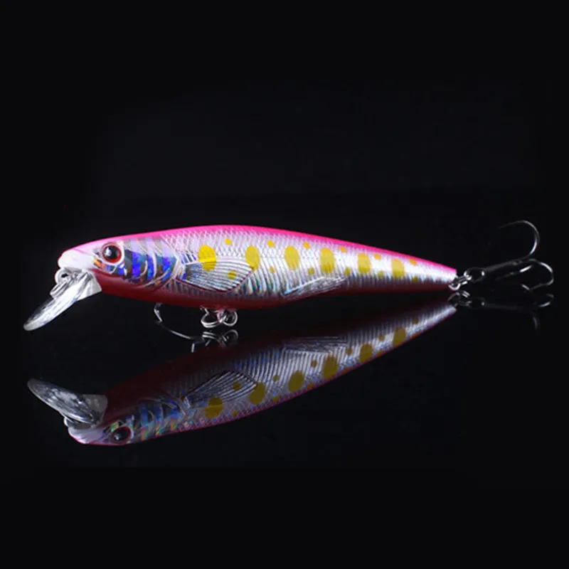 NOEBY Minnow Fishing Lure NBL9438 Laser Hard Artificial Bait 3D