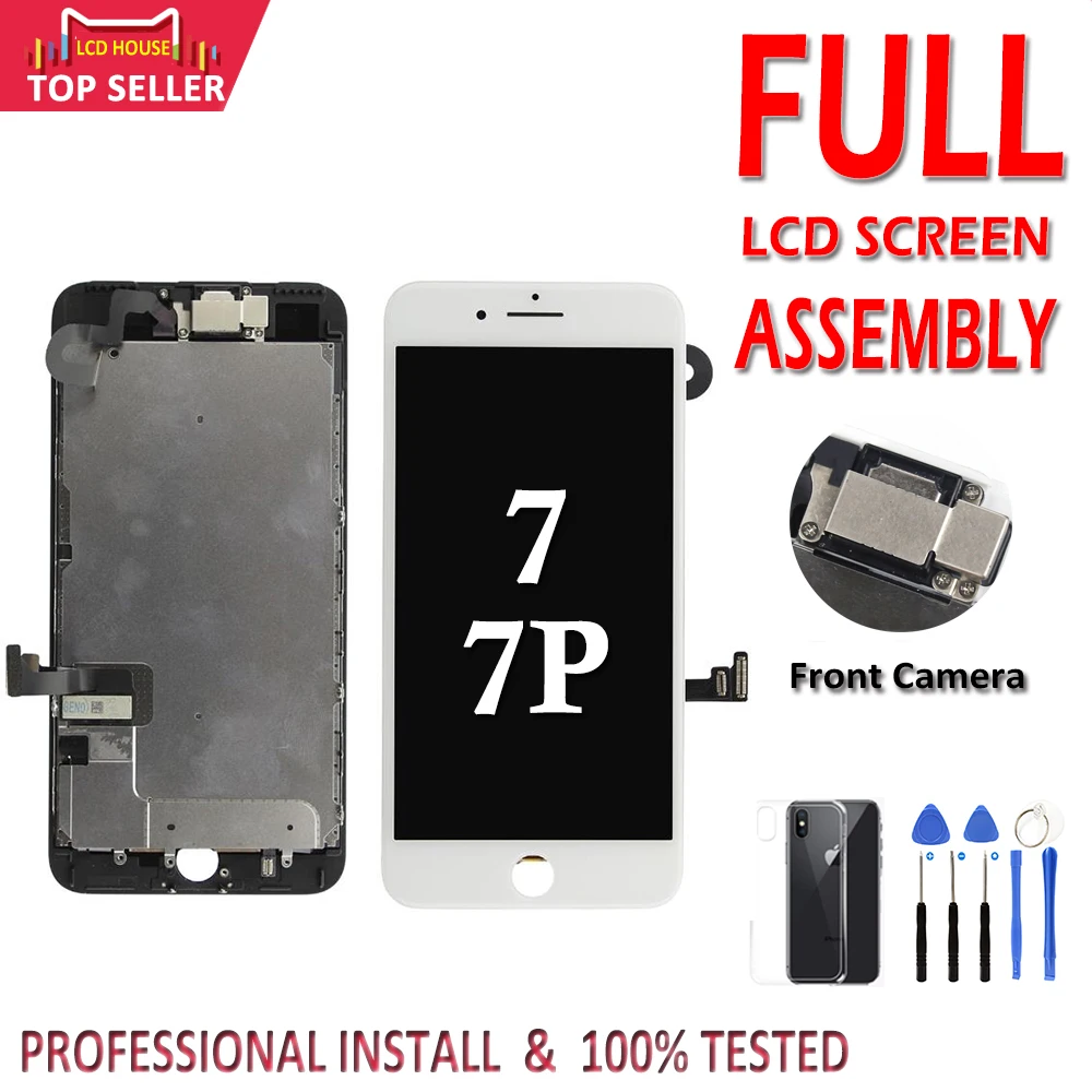

No.1 Full Set Screen For iPhone 7 7P LCD Touch Screen Assembly Replacement Complete Display LCD For iPhone 7 Plus+ Front Camera