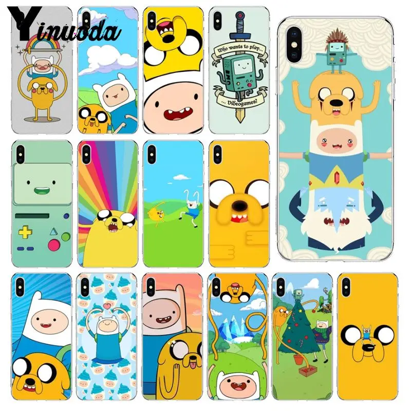 Yinuoda adventure time Beemo BMO Джек Финн Lumpy мягкий чехол для телефона Apple iPhone 8 7 6 6S Plus X XS MAX 5 5S SE