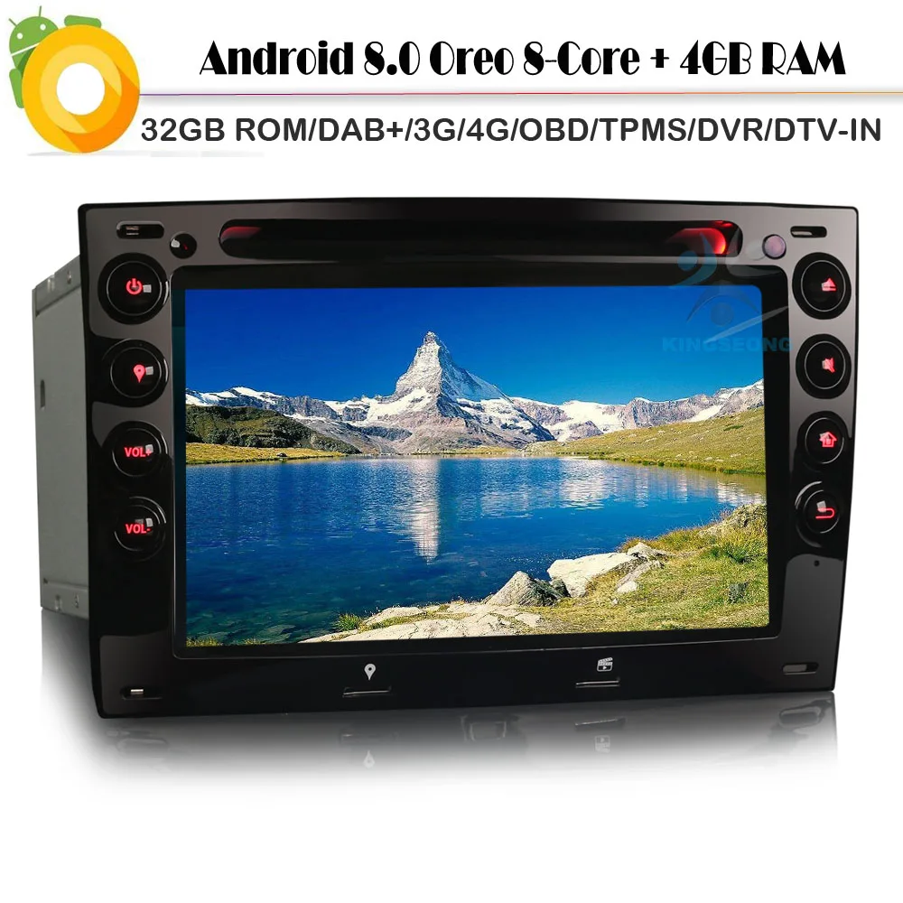 Android 8 0 Авторадио Octa core DAB + Автомобильный GPS навигатор плеер спутниковый WiFi 4G DVD TV
