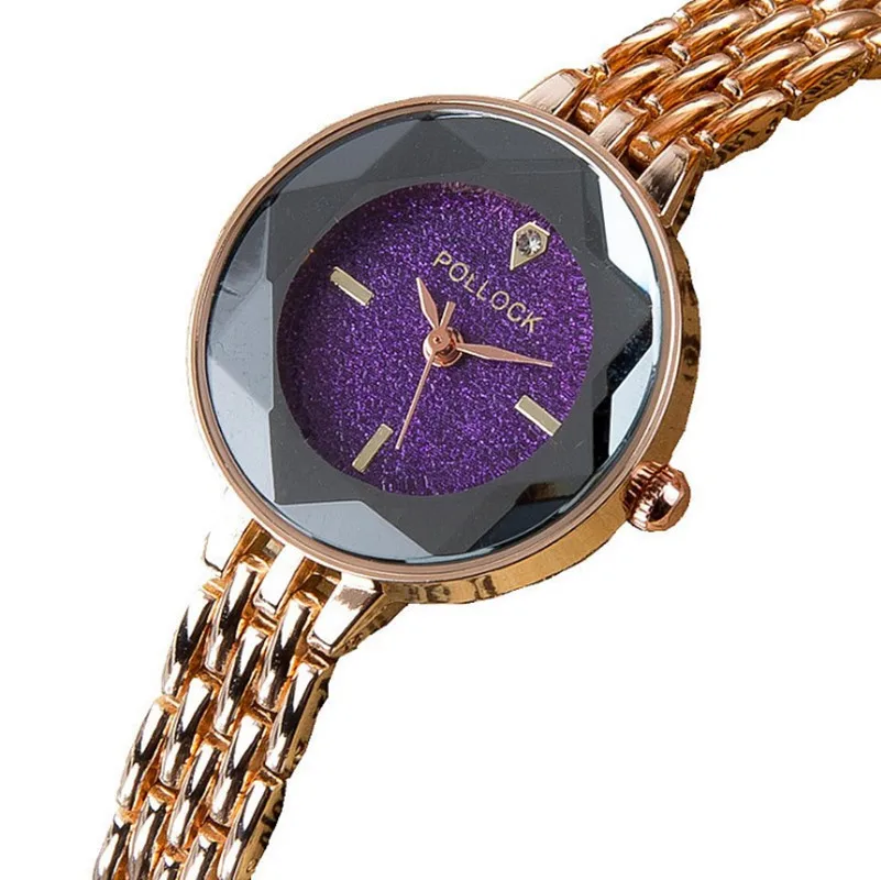 

New Quartz Woman Watch Bracelet Female Wristwatch Fashion Brand Stainless steel Starry Diamond Mirror Top Popular Clock