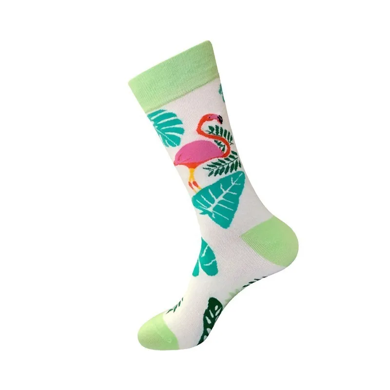 Высококачественные хлопковые счастливые мужские носки женские повседневные дизайнерские носки Harajuku в британском стиле забавные носки с пасхальными яйцами и рождественским принтом - Цвет: 12