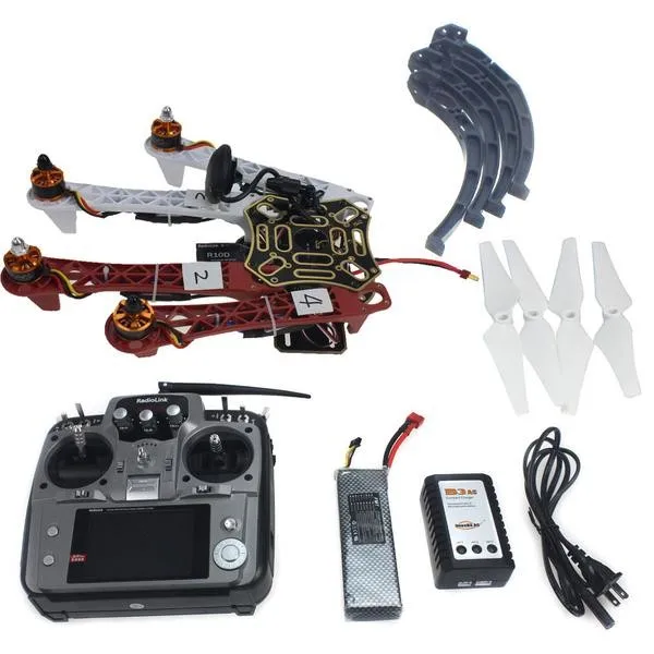 4-eixo F02192-S F450-V2 Aeronave RC Quadrocopter Helicóptero