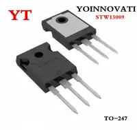 Free shipping 50pcs/lots STW13009 W13009 13009 TRANS NPN 400V 12A TO-247-3 IC Best quality.