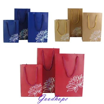 

Wholesale 24*Jewelry Paper Storage Tote Bag For Gift/Party/Chrismas 3Sizes & 3Colors Present Crafts Shopping Hand Holder Carrier