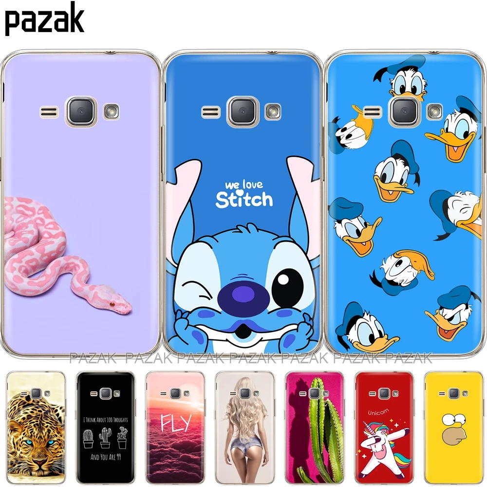 

Silicone phone Case For Samsung Galaxy J1 2016 J120 J120F SM-J120F Cover Coque etui bumper 360 full protective phone shell