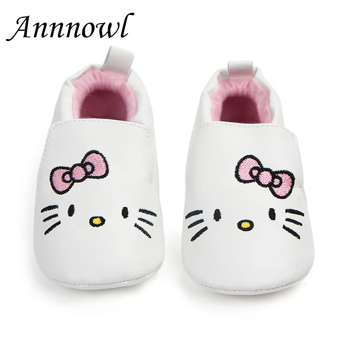 Baby Crib Shoes Fashion Trainers Slip on Infant Girls Shoes for 1 Year Old Leather Soft Sole Toddler Tennis Funny Christian Gift