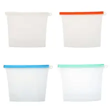 1000 мл 1 шт многоразовая печать, силиконовая пищевая упаковка, вакуумный упаковщик, пакеты для хранения фруктов, мяса, молока, кухонные принадлежности для хранения пищевых продуктов