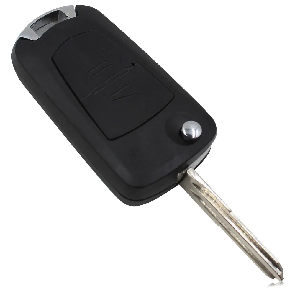 KEYYOU для Vauxhall Opel Corsa Astra Kadett Monza Монтана 2 кнопки флип складной ключ дистанционного управления чехол без логотипа