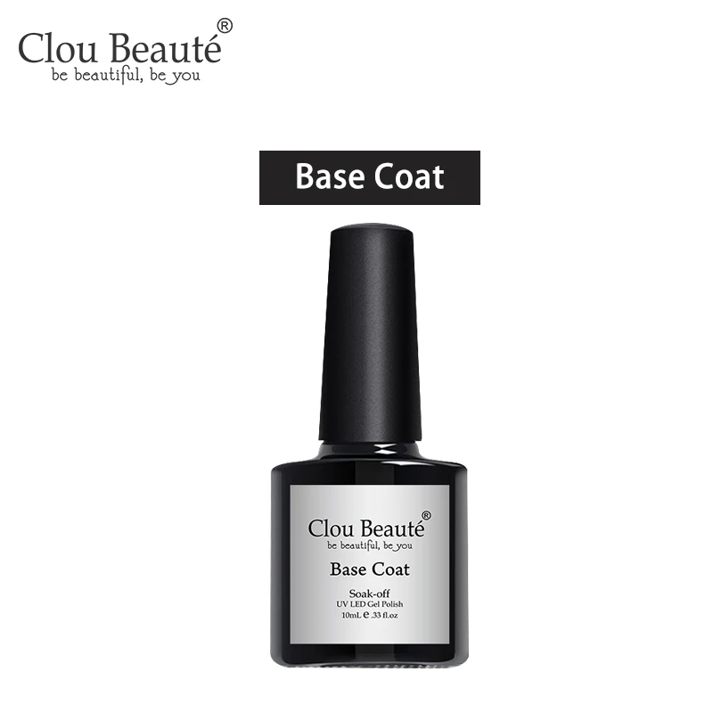 Clou Beaute 10 мл Гель-лак для ногтей основа и топ матовый топ Гель-лак все для маникюра Перманентный УФ-и светодиодный дизайн ногтей