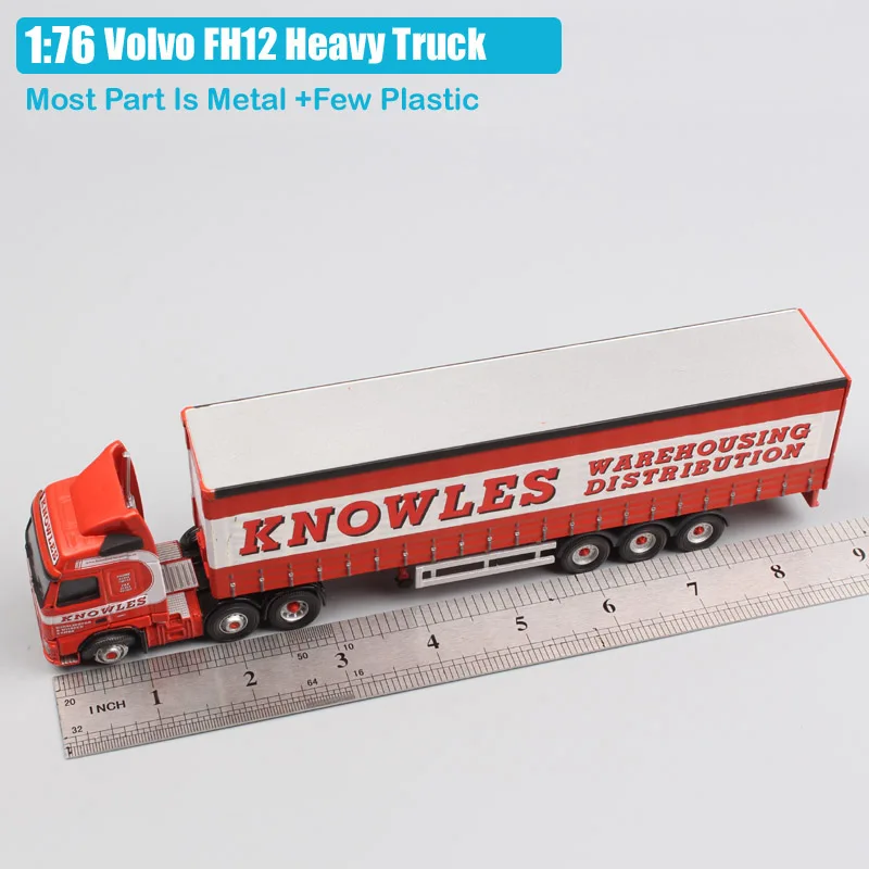 1: 76 масштаб корги Volvo FH12 тяжелый контейнерный грузовой автомобиль Ноулз грузовик карниз трейлер металлическая литая модель автомобиля коллекторы игрушек