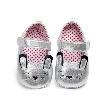 

Baby Shoes Cartoon Cat Baby Girls Shoes Princess Newborn Soft Soled Anti-Slip First Walkers