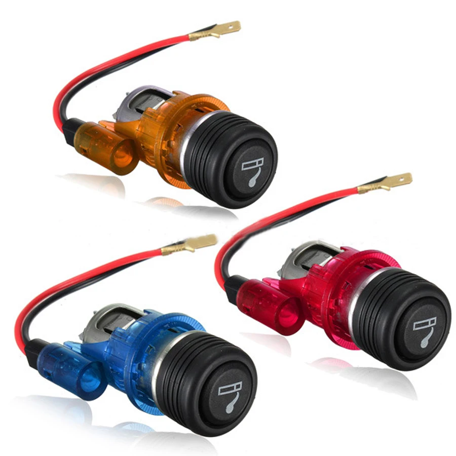 

Newest 12V Car Cigarette Lighter Socket 120W Portable Motorcycle Marine Boat RV Cigarette Lighter Adapter Outlet Plug Assy