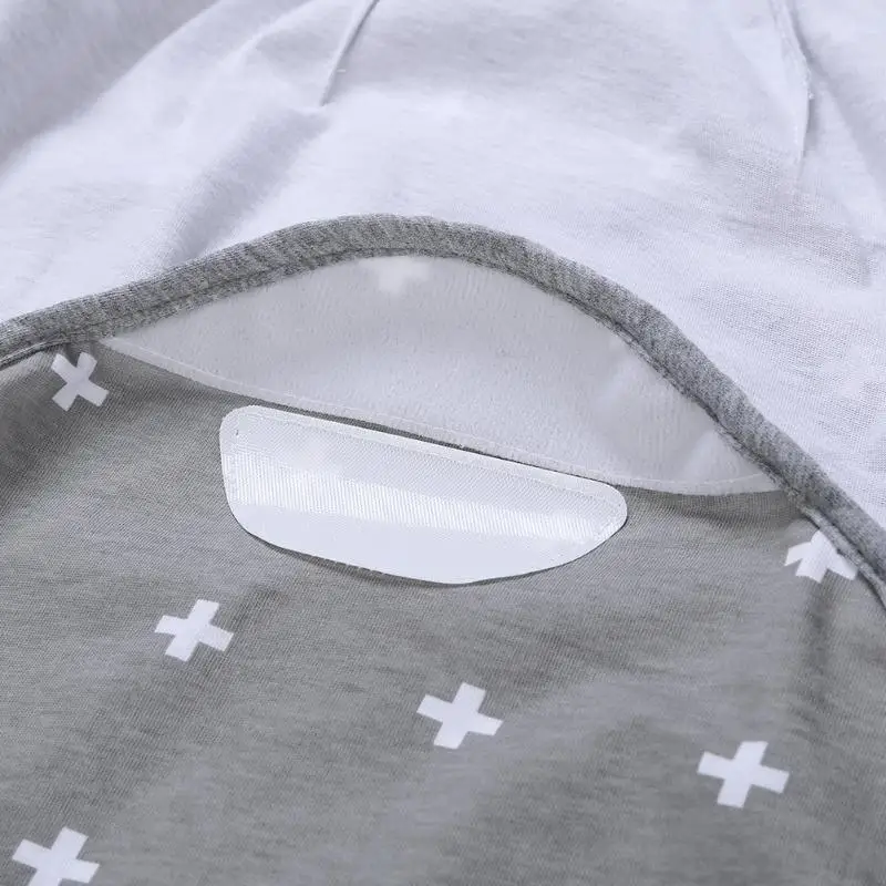 Мягкий детский Пеленальный Конверт для новорожденных из чистого хлопка 0-3 месяцев спальный мешок