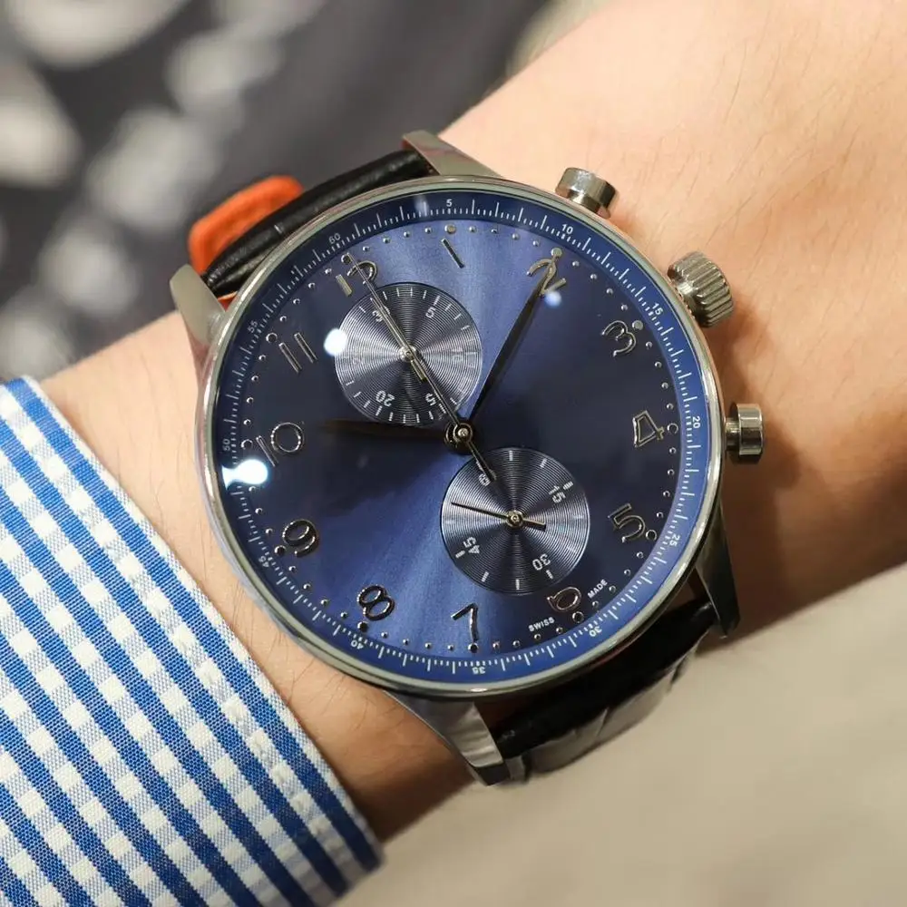 

U1 factory 2019 new men's watch AAA+ high quality 2813 automatic mechanical original leather strap sapphire fashion wrist watch