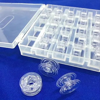 

25 Grid with Clear case Bobbin 136492-001 (SA155) Fits Baby Lock, Brother, Bernina, Riccar AA7284