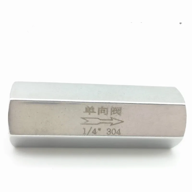1/"-1 дюймов женский резьбовой обратный односторонний обратный клапан из нержавеющей стали 304 высокотемпературный обратный клапан