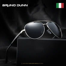 Бруно Данн алюминиевые авиационные мужские солнцезащитные очки поляризационные солнцезащитные очки oculos de sol masculino aviador erkek gunes gozlugu Sunglases