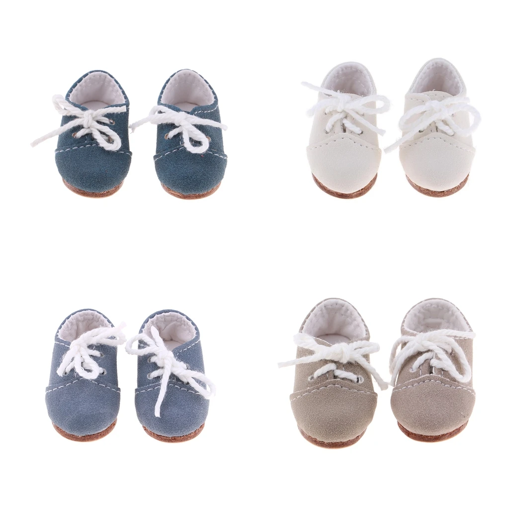 Lovey Doll Mini Lace Up Shoes 1/6 BJD Dolls Casual Wear, for girls Doll Accessory Girl Toys  or other 1/6 dolls Cloth