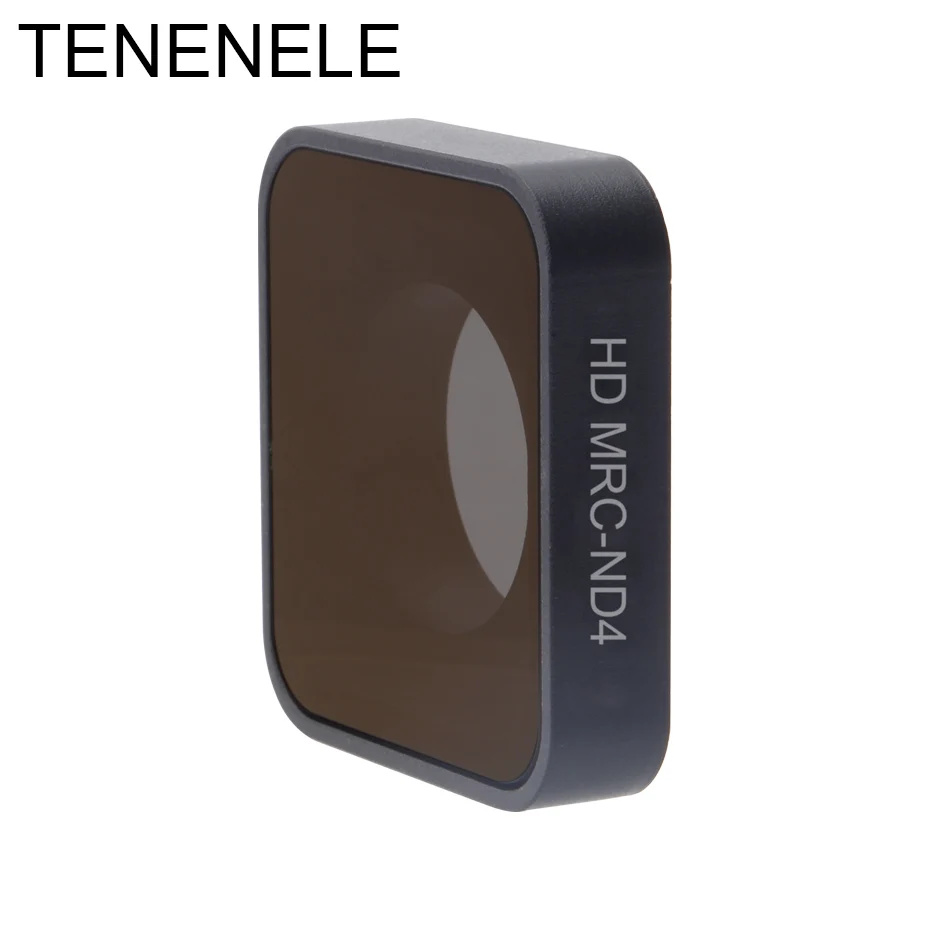 TENENELE Go Pro, спортивные фильтры для экшн-камеры, набор фильтров нейтральной плотности для GoPro Hero 5, 6, 7, черный, ND 4, 8, 16, фильтр для Hero