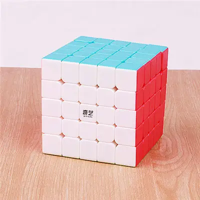 QIYI warrior 3x3x3 4x4x4 5x5x5 Волшебные кубики, детские игрушки, скоростные пазлы, куб, обучающая наклейка, меньше магических игрушек, карманный куб 2x2x2 - Цвет: 5 layer