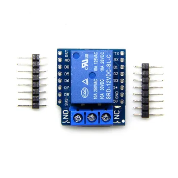 

1 channel Relay Shield for WEMOS D1 mini ESP8266 WiFi Module