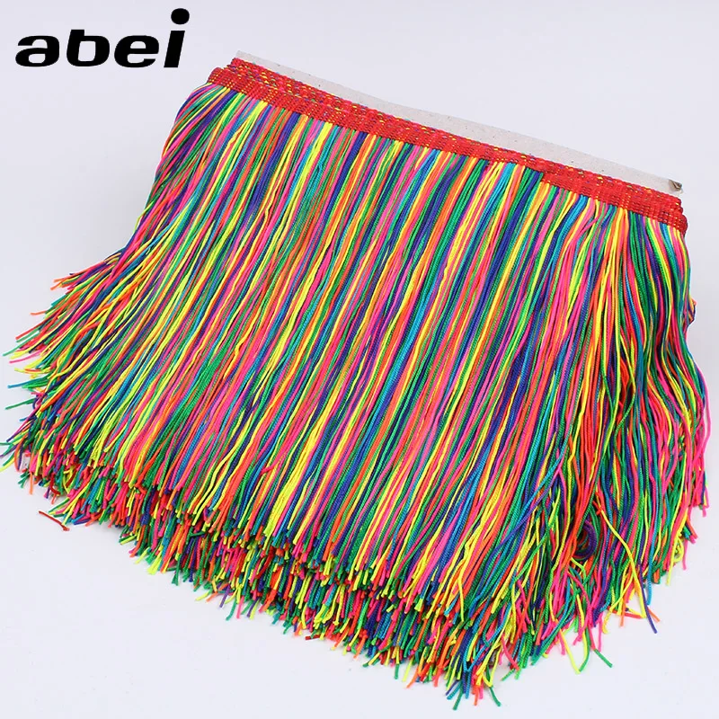 

1Yard 20cm Wide Diy Sewing Lace Trims Fringe Tassel LACE Ribbon for Curtain Edge Wrapping Stage Performance Wedding Party Dress