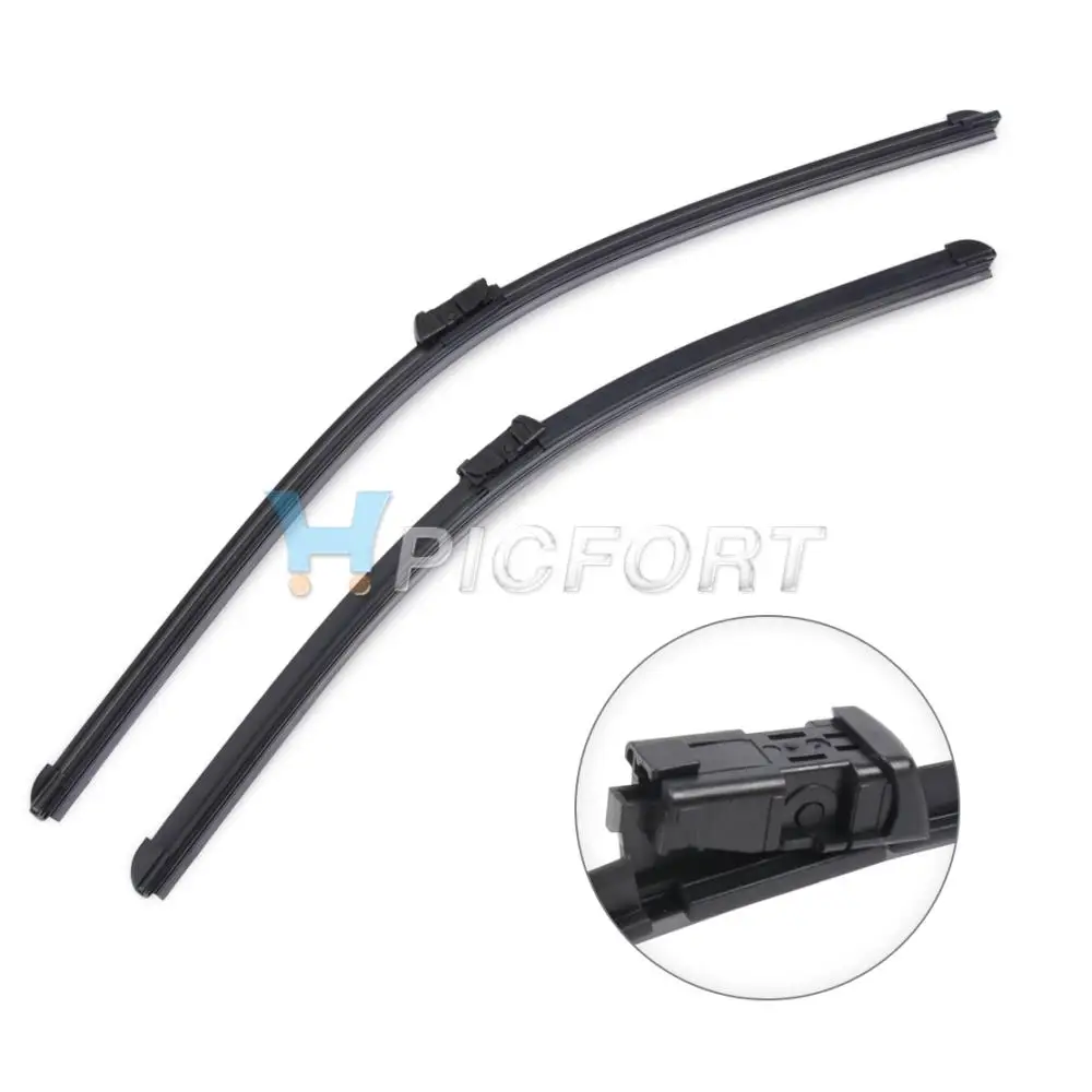 

CITALL 24"+21" Frameless Steel Rubber Rain Window Windshield Wiper Blade For VW Tiguan Land Rover 2008 2009 2010 2011 2012-2014