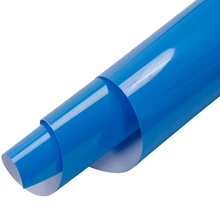 HOHOFILM неоновые синие флуоресцентные футболки теплопередачи винил горячая печать винил железо на A4/30 см/50 см/100 см