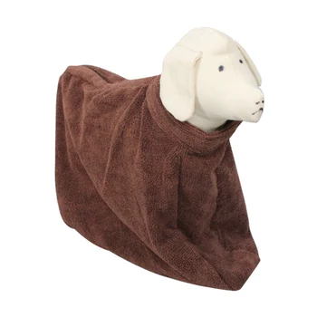 

Dog Bathrobe Pet Dog Bath Towel for Small Medium Large Dogs 400g Microfiber Super Absorbent Pet Drying Towel HOT